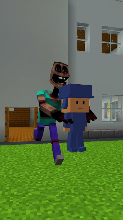 POCOYO NO CREE EN EL COCO #shorts #minecraft  #smilingcritters #sprunki #poppyplaytime4