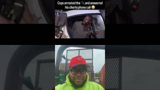 Cop arrested this drug dealer and took one of his calls #funnyvideos #funny #viral #trending #shorts