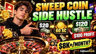 How I Make $5K–$10K/Month With Sweepstakes Casinos | Sweep Coins Side Hustle I CashoutRank.com