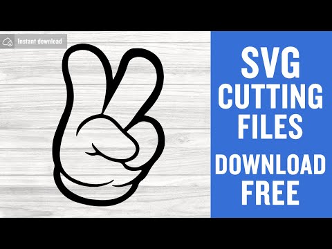 Mickey Hand Svg Free Cutting Files for Cricut Silhouette Free Download