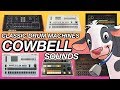 Classic drum machines and evolution of cowbell sound - Roland TR 808, TR 707, CR 8000, Linndrum