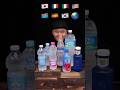 World Water Taste Test💧#mukbang #asmr #challenge