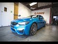 BMW M3 (F80) celopolep - fólia 3M Atlantis Blue