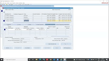 Oracle EBS Payables practicals3