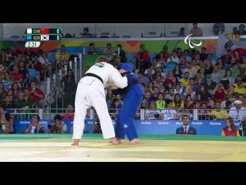 Judo |  China v Korea | Women's -57kg Bronze Medal Contest B | Rio 2016 Paralympic Games