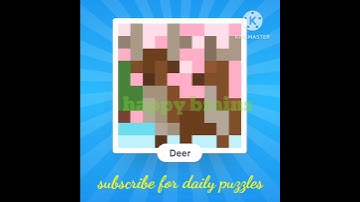 Nonograms Color daily challenge 20 December 2023 answer / solution / how to solve #happybrainsyt