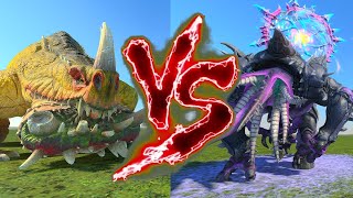 Toad Dragon VS Mutalith Vortex Beast. Total War Warhammer 3