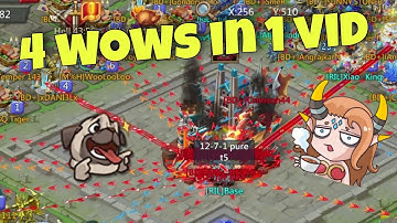 Lords Mobile - Wonder raids with DOM. 4 different kingdoms and ALL my reports