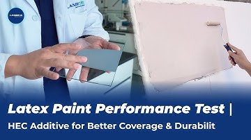 Latex Paint Performance Test | HEC Additive for Better Coverage & Durability