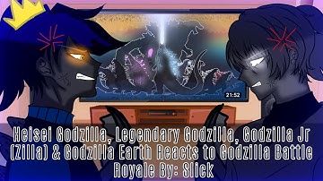 Heisei Godzilla Legendary Godzilla Zilla & Godzilla Earth Reacts to: Godzilla Royale battle