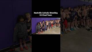 Nashville Catholic Wrestling K-8 Dual Team #family #discipline #trusttheprocess #wrestling