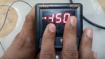 Selec TC 203 temperature controller programming