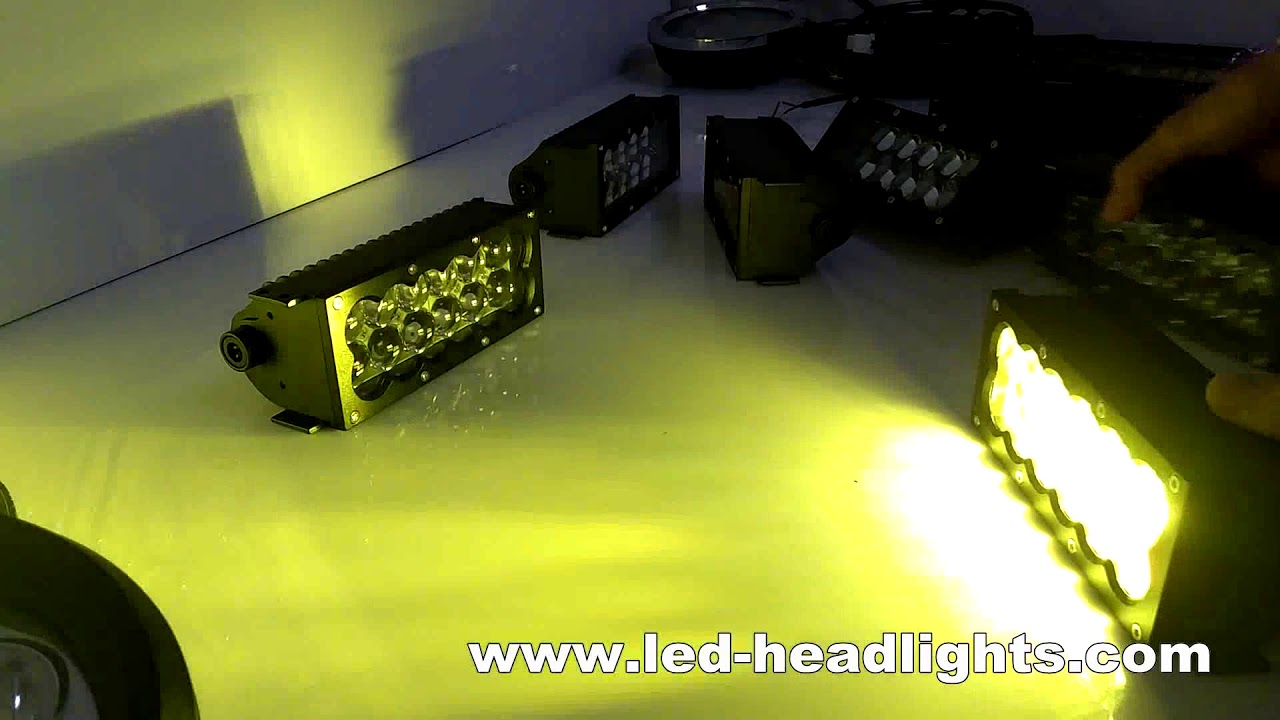 36W Double row Modular led light bar,Jeep light bar,IP67 YouTube