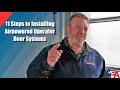 11 Steps to Installing Airpowered Operator Door Systems | Carwashdoors.com