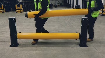 iFlex Double Traffic Safety Barrier Install Video