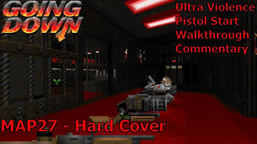 Doom II: Going Down (Ultra Violence 100%) Walkthrough (MAP27: Hard Cover)