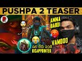Pushpa 2 the rule teaser  reaction review  allu arjun sukumar  ratpaccheck  pushpa 2 teaser
