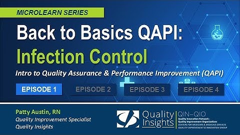 Back to Basics QAPI - Infection Control: Intro to QAPI (Microlearn Episode 1)