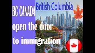 برنامج للهجرة إلى كندا بدون شرط اللغة عبر مقاطعة بريتيش كولومبيا