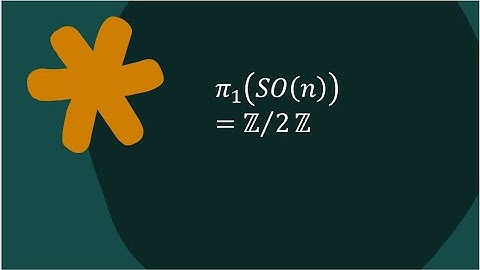 Fundamental group of Special orthogonal group SO(n)
