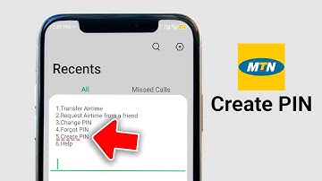 How to CREATE Transfer PIN on MTN