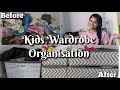 Kids Wardrobe Organization | పిల్లా అల్మారా ఇలా సర్దుకున్నా |Jashna Prerna Reddy