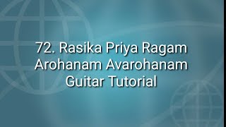 Rasika Priya Ragam | Arohanam Avarohanam | Guitar Tutorial