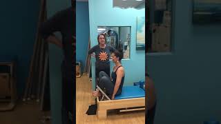 Pilates Reformer Stomach Massage without pads
