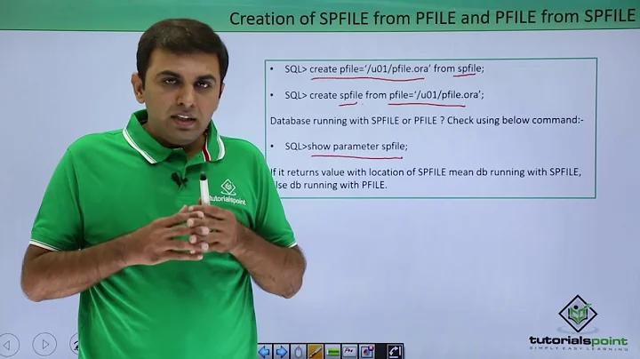 Oracle DB - SPFILE & PFILE
