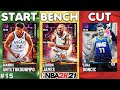 START, BENCH, CUT MyTEAM EDITION #15! WHO ARE THE TOP CARDS IN THE GAME? NBA 2K21 MyTEAM