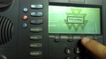 Polycom Soundpoint ip 501 Setup Menue