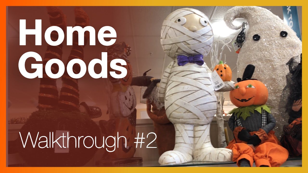 Home Goods Halloween Decorations Store Walkthrough 2 YouTube