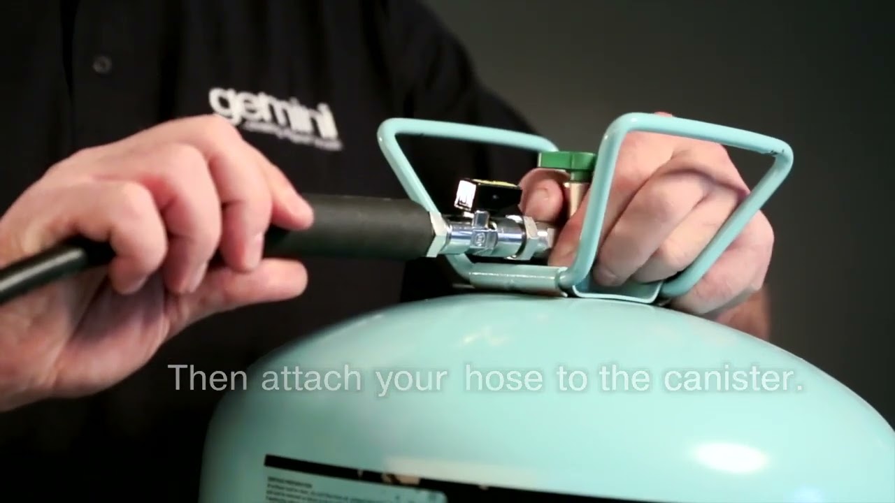 How to setup a canister of GRAB-TAC Gemini Adhesives Tackifier Waterbased glue