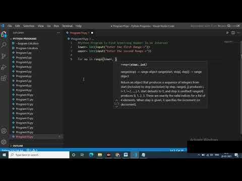 Python Program to Find Armstrong Number in an Interval - YouTube