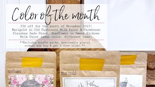 Color of the Month!  Sweet Pickins Milk Paint/Old Fashioned Milk Paint