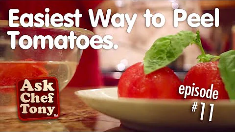 Jak odstranit slupku z rajčat pomocí vroucí vody?
