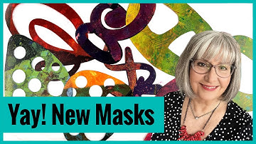 Playing with NEW Stencil Masks | Launching a new line of Stencils & Masks