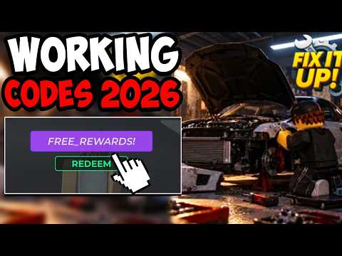 *BRAKES UPDATE* ALL WORKING CODES FOR FIX IT UP IN 2026! ROBLOX FIX IT UP CODES