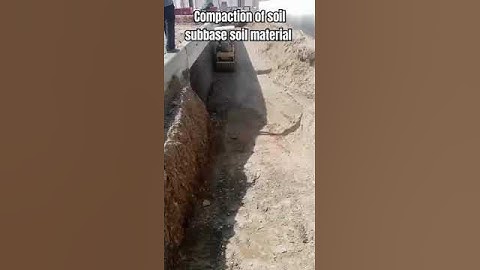 Roller Compactor doing compaction of soil material at site #civilguruji #construction