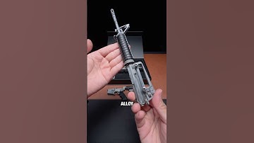 This is our M4A1 miniature factory prototype without the black skin! 😎 #maximumarmory