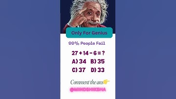 Only Math Geniuses Can Solve 🔢 🤔 #ShortsChallenge #BrainTest #IQTest