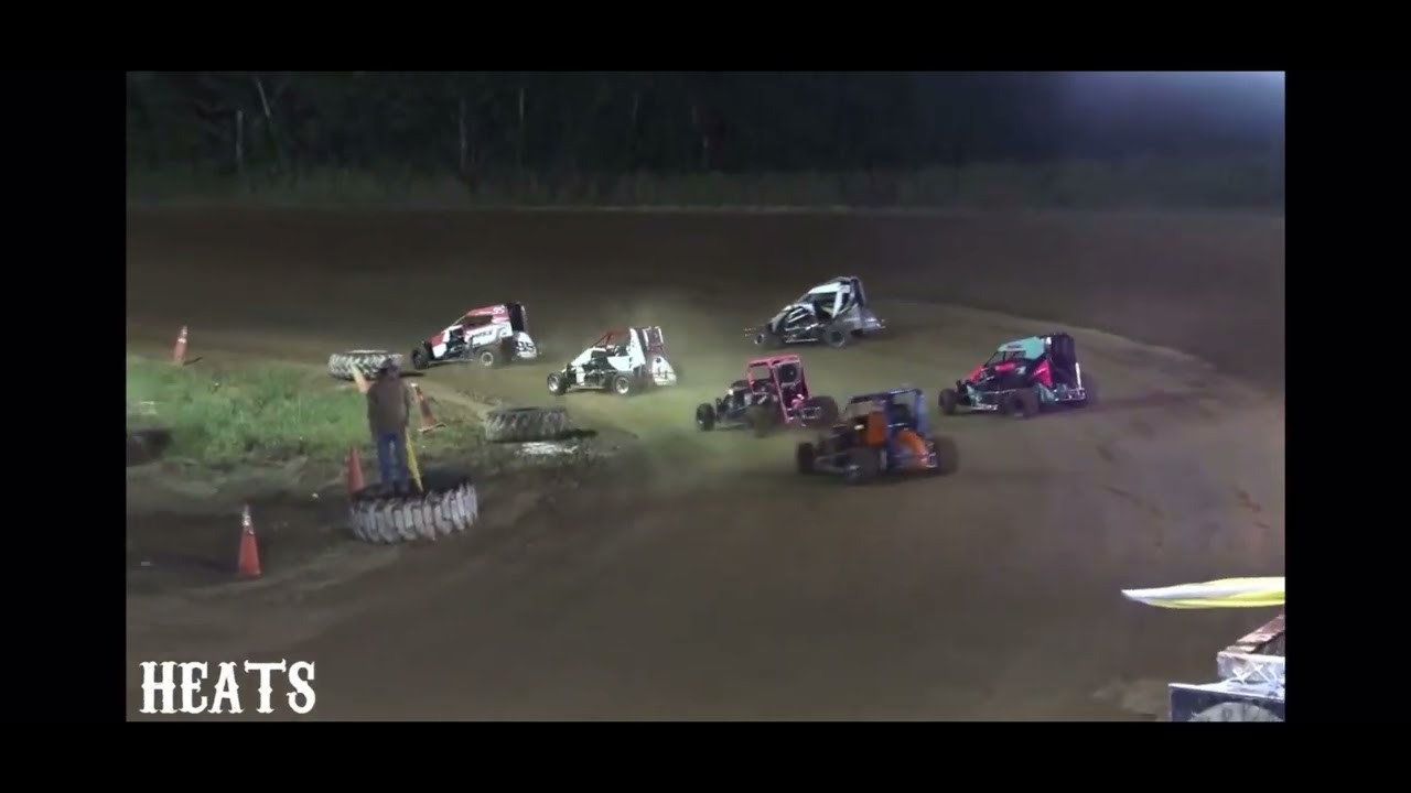 The Bullring - Marion County Speedway - 4/15/23 Heat Race  - Hyper Racing - Micro Sprint
