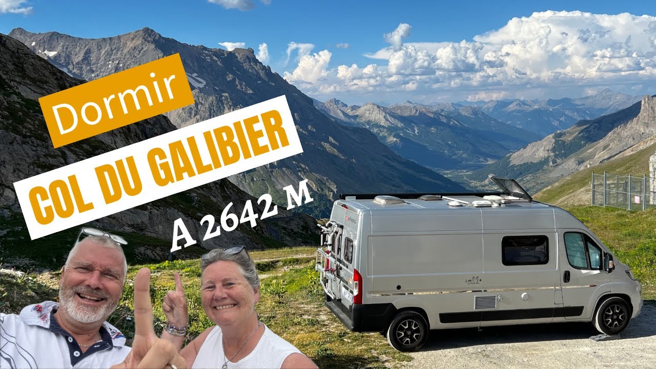Dormir en fourgon au col du Galibier