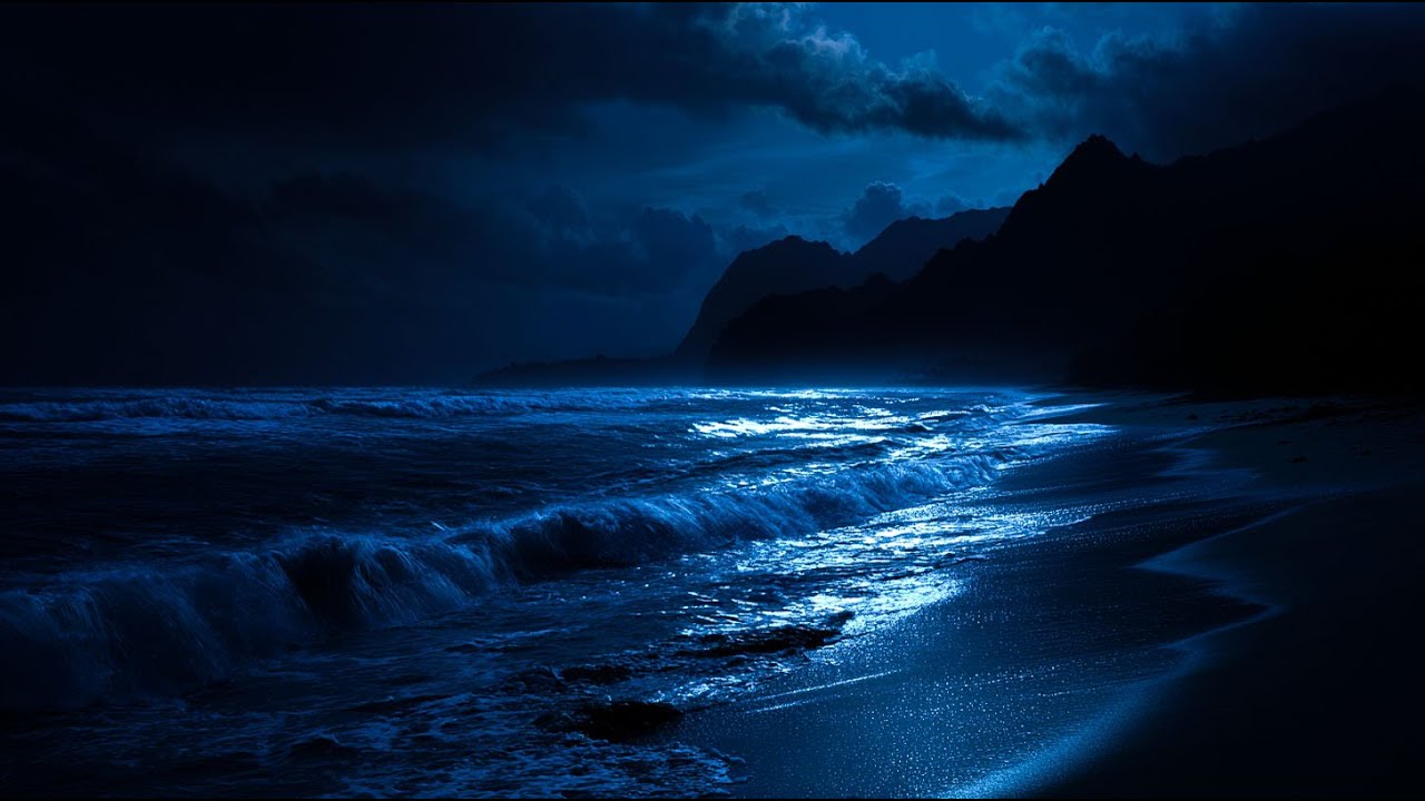 Fall Asleep In Under 3 Minutes - 10 Hours Gentle Ocean Sounds For Mind Relaxation & Sleep Well