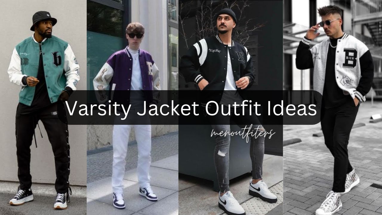 Varsity jacket outfit  Varsity jacket outfit, Jacket outfits