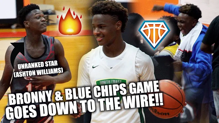 BRONNY & THE BLUE CHIPS vs UNRANKED STAR!! | HEATE...
