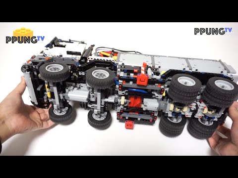 LEGO Technic 42043 RC MOD Instructions - A model Mercedes-Benz Arocs 3245 by -