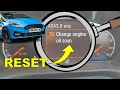 How to Reset Oil Life Indicator on Fiesta mk7 &amp; 8