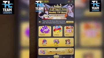 HOW TO VERIFY USDT IN BDG WIN AND GAME ! TEAM LEGEND