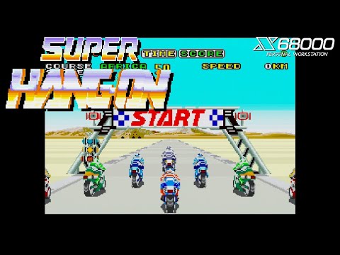 スーパーハングオン　セガ　x68000 super hang on X68000 / 実機】スーパーハングオン / Super Hang On・Beginner